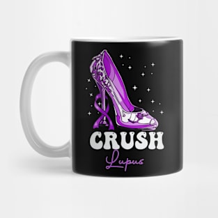 Crush Lupus Warrior Lupus Awareness Month Purple Mug